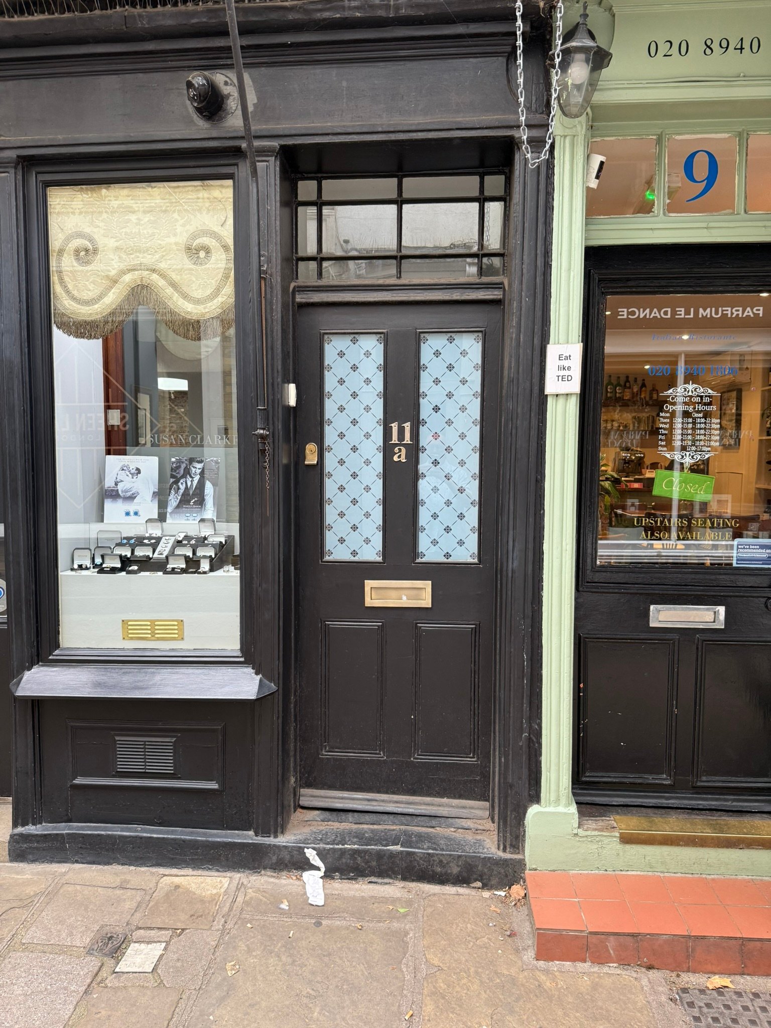 A front door on a Richmond street, known to fans of the show